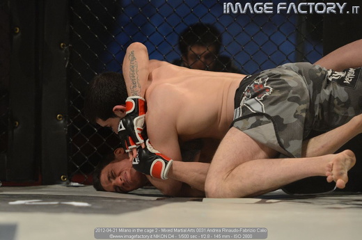 2012-04-21 Milano in the cage 2 - Mixed Martial Arts 0031 Andrea Rinaudo-Fabrizio Calio